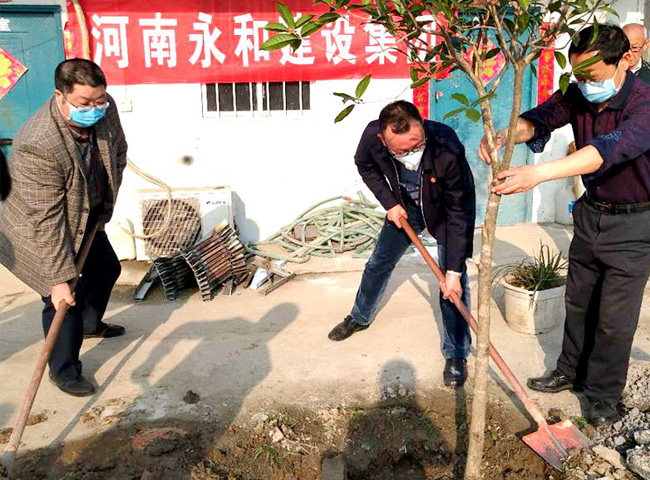【3·12植树节】海燕论坛官网 积极开展“战疫情 添绿意”志愿植树活动